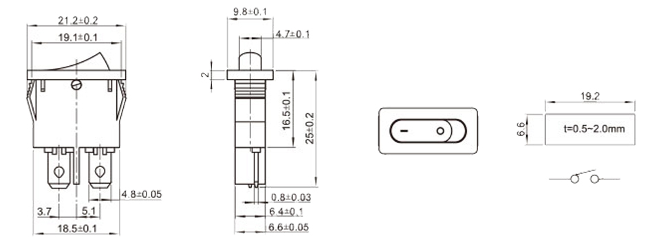 KCD-107-110R1BB0 尺寸图
