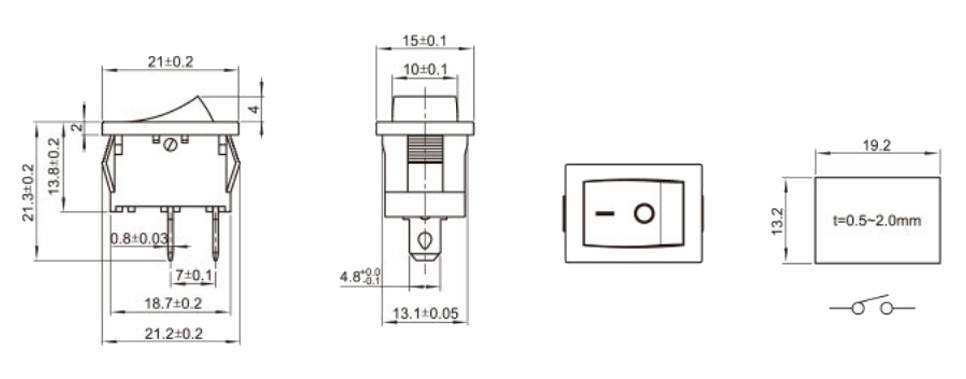 KCD-103C2 尺寸图